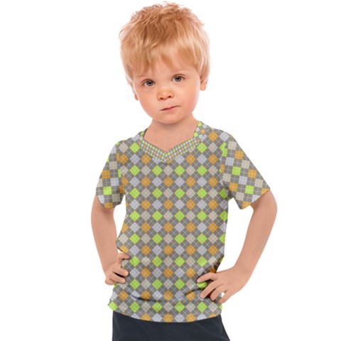 Pattern 253 Kids  Sports Tee by GardenOfOphir