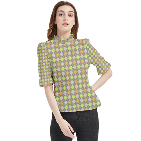 Pattern 253 Frill Neck Blouse by GardenOfOphir