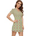 Pattern 253 V-Neck High Waist Chiffon Mini Dress View3