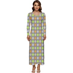 Pattern 253 Long Sleeve Longline Maxi Dress by GardenOfOphir