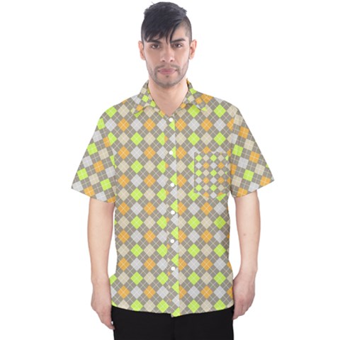 Pattern 253 Men s Hawaii Shirt by GardenOfOphir