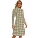 Pattern 253 Long Sleeve Shirt Collar A-Line Dress View3