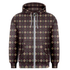 Pattern 254 Men s Zipper Hoodie by GardenOfOphir