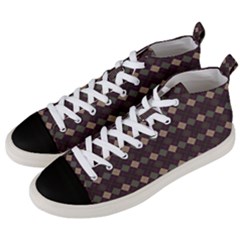 Pattern 254 Men s Mid-top Canvas Sneakers by GardenOfOphir