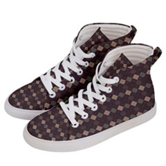 Pattern 254 Men s Hi-top Skate Sneakers by GardenOfOphir