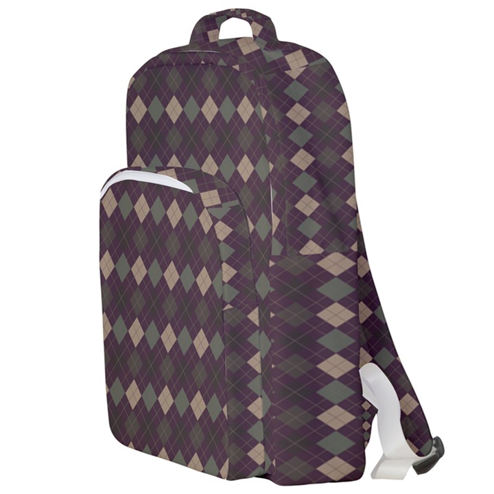 Pattern 254 Double Compartment Backpack