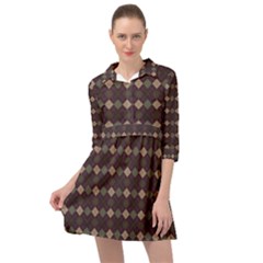 Pattern 254 Mini Skater Shirt Dress by GardenOfOphir