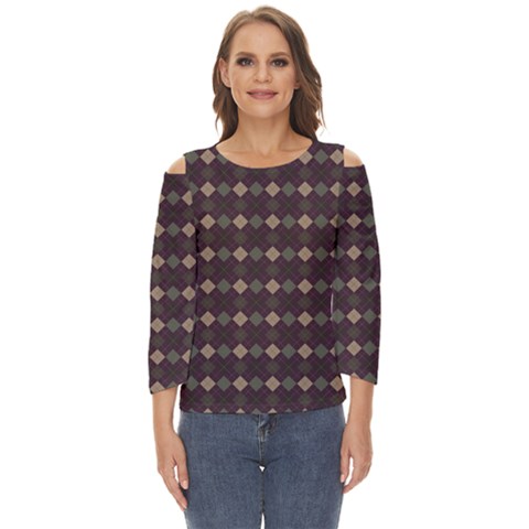 Pattern 254 Cut Out Wide Sleeve Top by GardenOfOphir