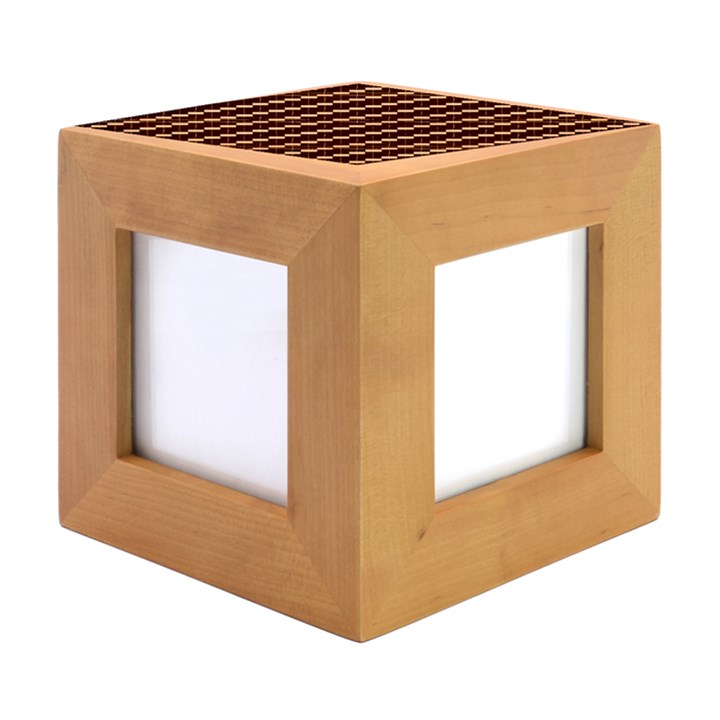 Pattern 254 Wood Photo Frame Cube