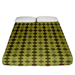 Pattern 255 Fitted Sheet (california King Size) by GardenOfOphir