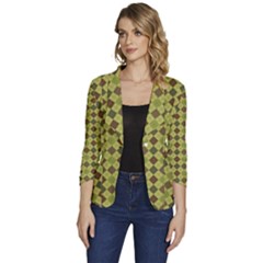 Pattern 255 Women s One-button 3/4 Sleeve Short Jacket