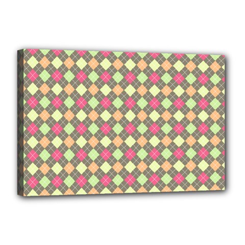 Pattern 257 Canvas 18  X 12  (stretched)