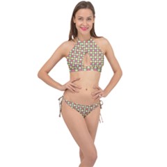 Pattern 257 Cross Front Halter Bikini Set by GardenOfOphir