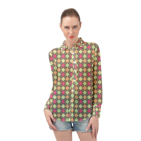 Pattern 257 Long Sleeve Chiffon Shirt by GardenOfOphir