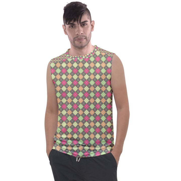 Pattern 257 Men s Regular Tank Top