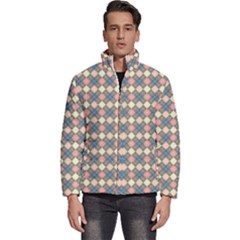 Pattern 258 Men s Puffer Bubble Jacket Coat by GardenOfOphir