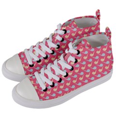 Pattern 261 Women s Mid-top Canvas Sneakers by GardenOfOphir