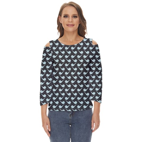 Pattern 262 Cut Out Wide Sleeve Top by GardenOfOphir