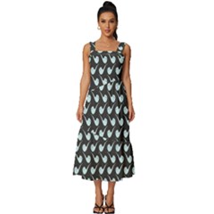 Pattern 262 Square Neckline Tiered Midi Dress by GardenOfOphir