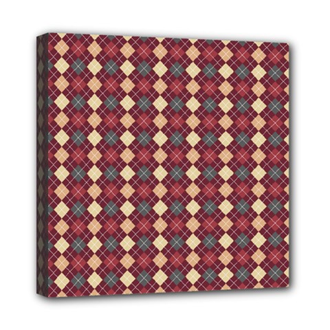 Pattern 259 Mini Canvas 8  X 8  (stretched) by GardenOfOphir