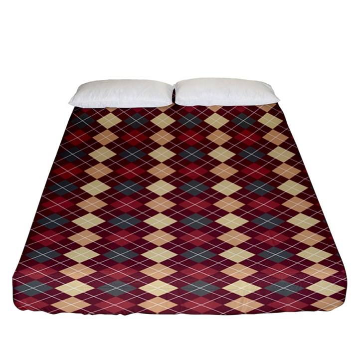 Pattern 259 Fitted Sheet (King Size)