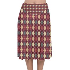 Pattern 259 Velvet Flared Midi Skirt by GardenOfOphir