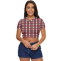 Pattern 259 Side Button Cropped Tee View1