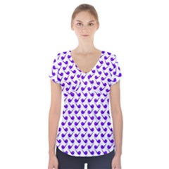 Pattern 264 Short Sleeve Front Detail Top by GardenOfOphir