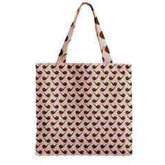 Pattern 265 Zipper Grocery Tote Bag by GardenOfOphir