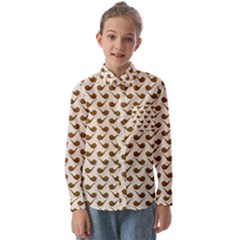 Pattern 265 Kids  Long Sleeve Shirt by GardenOfOphir