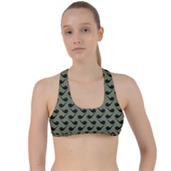 Pattern 266 Criss Cross Racerback Sports Bra by GardenOfOphir