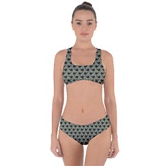 Pattern 266 Criss Cross Bikini Set by GardenOfOphir