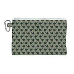 Pattern 266 Canvas Cosmetic Bag (large) by GardenOfOphir