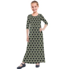 Pattern 266 Kids  Quarter Sleeve Maxi Dress by GardenOfOphir