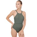 Pattern 266 High Neck One Piece Swimsuit View1