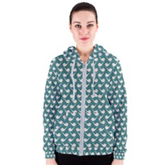 Pattern 267 Women s Zipper Hoodie by GardenOfOphir