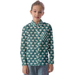 Pattern 267 Kids  Long Sleeve Shirt by GardenOfOphir