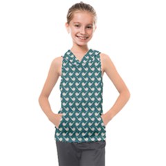 Pattern 267 Kids  Sleeveless Hoodie by GardenOfOphir