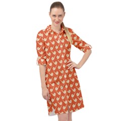 Pattern 268 Long Sleeve Mini Shirt Dress by GardenOfOphir