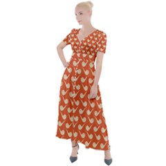 Pattern 268 Button Up Short Sleeve Maxi Dress by GardenOfOphir