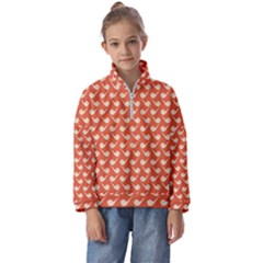 Pattern 268 Kids  Half Zip Hoodie by GardenOfOphir