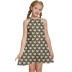 Pattern 269 Kids  Halter Collar Waist Tie Chiffon Dress by GardenOfOphir