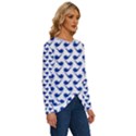 Pattern 270 Long Sleeve Crew Neck Pullover Top View3