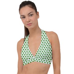 Pattern 272 Halter Plunge Bikini Top by GardenOfOphir