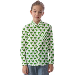 Pattern 272 Kids  Long Sleeve Shirt by GardenOfOphir