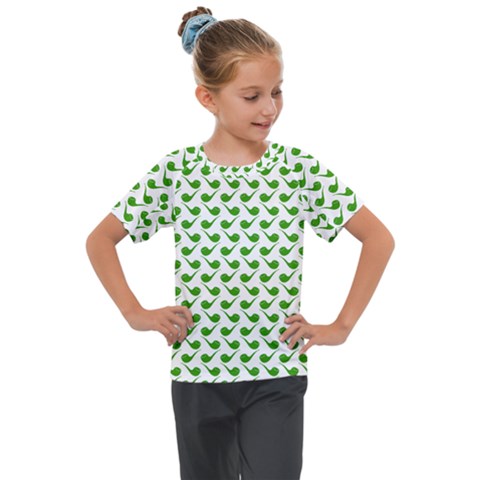 Pattern 272 Kids  Mesh Piece Tee by GardenOfOphir