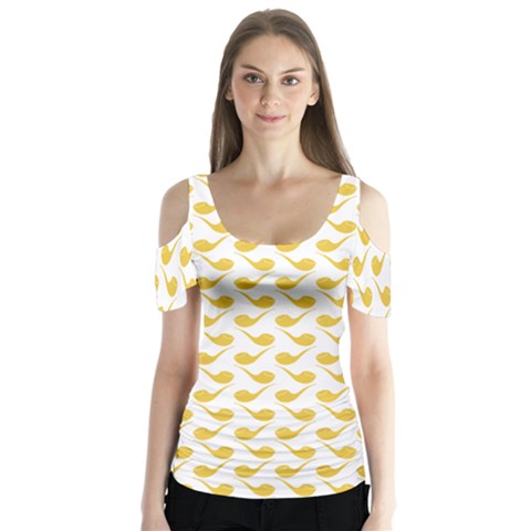 Pattern 273 Butterfly Sleeve Cutout Tee  by GardenOfOphir