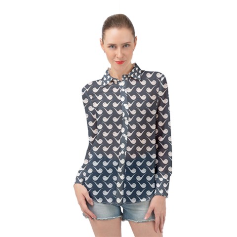 Pattern 279 Long Sleeve Chiffon Shirt by GardenOfOphir