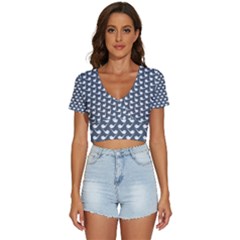 Pattern 279 V-neck Crop Top by GardenOfOphir