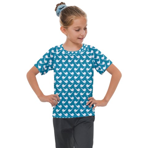 Pattern 277 Kids  Mesh Piece Tee by GardenOfOphir